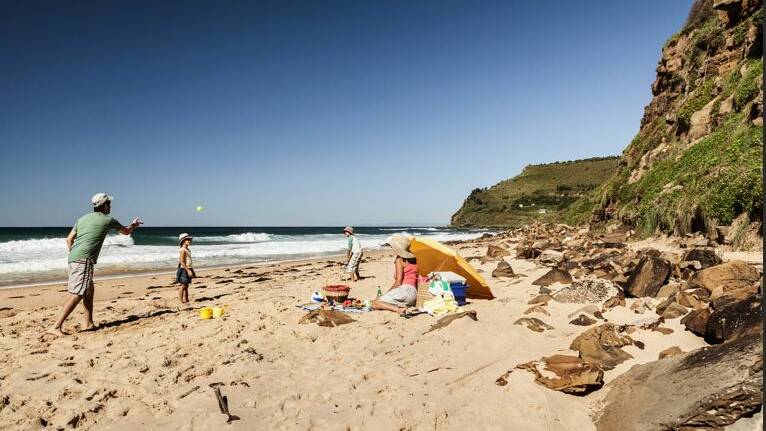 Family Friendly: Facilities have reopened at Garie Beach. Picture: National Parks and Wildlife Service