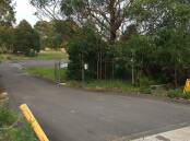 The former Caringbah High School site, which is being used temporarily for parking and materials for the adjoining development. 