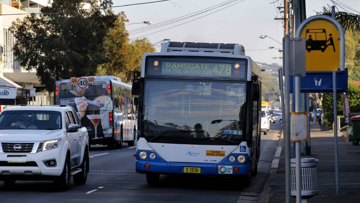 Up for grabs: Region 6, which is to be handed over to a private operator, stretches south through Earlwood, Kingsgrove and Bexley to Rockdale, Brighton-Le-Sands and Sans Souci. Picture: John Veage
