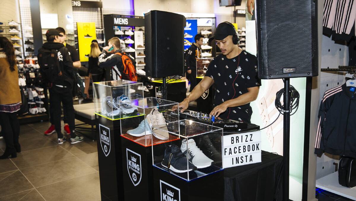 Opening of the JD Sports store at Westfield Parramatta. Picture: Scott Bruce