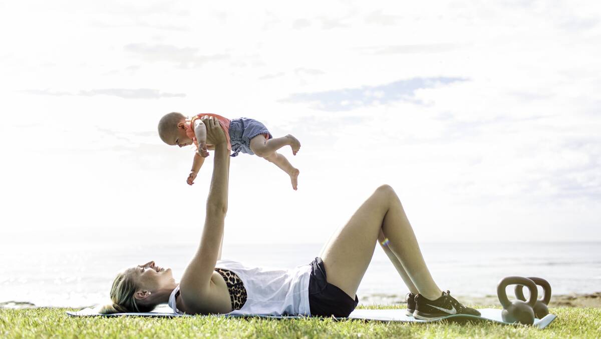 Kimmy Smith says she understands the fitness needs of young mums.  Picture: Julia Wheeler 