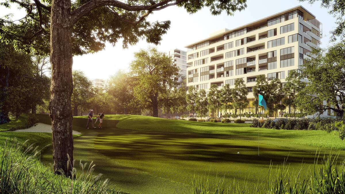 The Links, looking over the Woolooware Golf Club course, is the latest offering at Woolooware Bay Town Centre. Picture: supplied