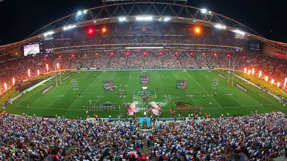 Grand final day: Gates open at ANZ Stadium at 1.15pm.
