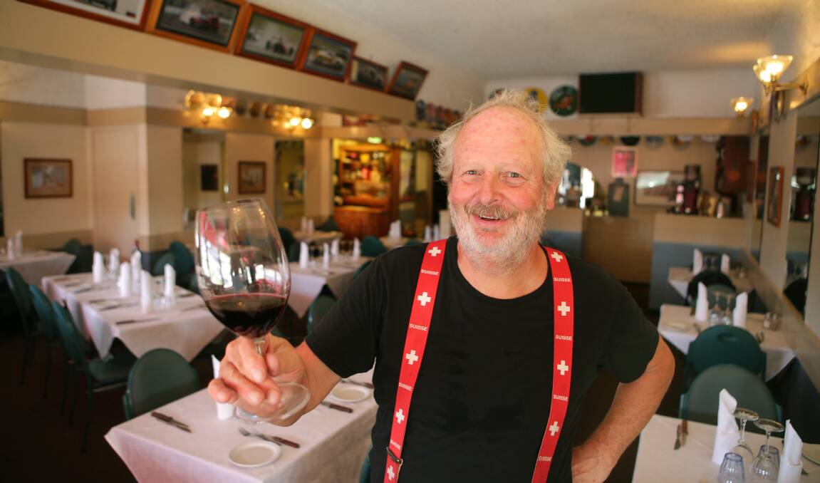 Saying goodbye: Leo Rutishauser says it will be hard leaving Stapleton's Restaurant at Sutherland after 25 years because customers have become friends. Picture: John Veage