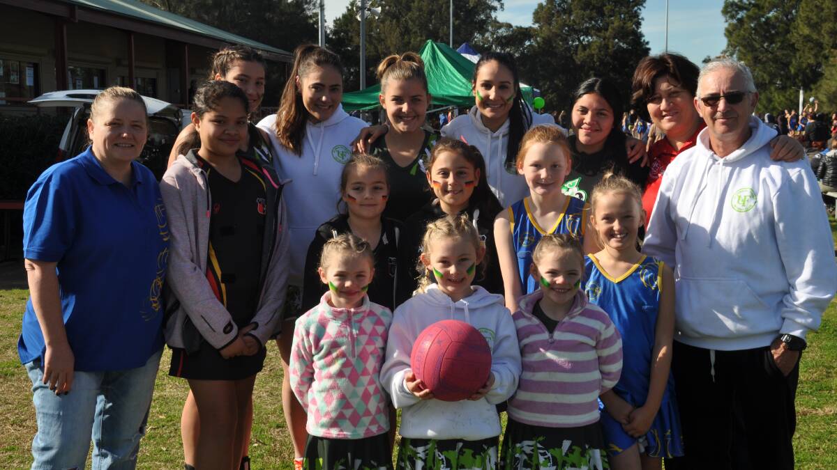 The rebate is welcomed by St George District Netball Association after the budget announcent this year - Cecelia Palmer (left), Liz O'Brien (second from right) and Stuart Maurice (life member) with players from St Ursula's, Tu Kaha, Arncliffe Scots and Ramsgate RSL clubs, who include: Seniors - Vanessa and Hanna (St Ursula's); Under 15s - Antonia and Elena (St Ursula's); Caitlin and Alyssa (Arncliffe Scots); Under 10As - Kiera and Olivia (Ramsgate RSL); Net Set Go - Ellie, Kayla and Holly.