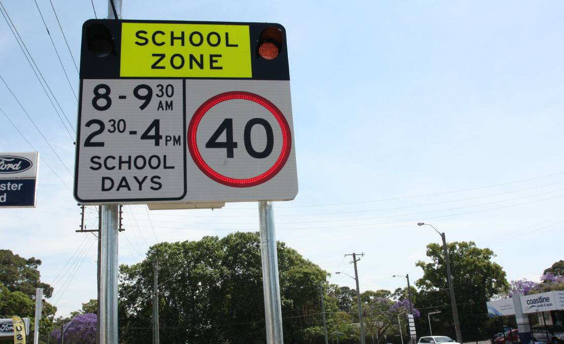 Safety boost: Twenty shire schools will get additional flashing lights. Picture: Stephen Wark