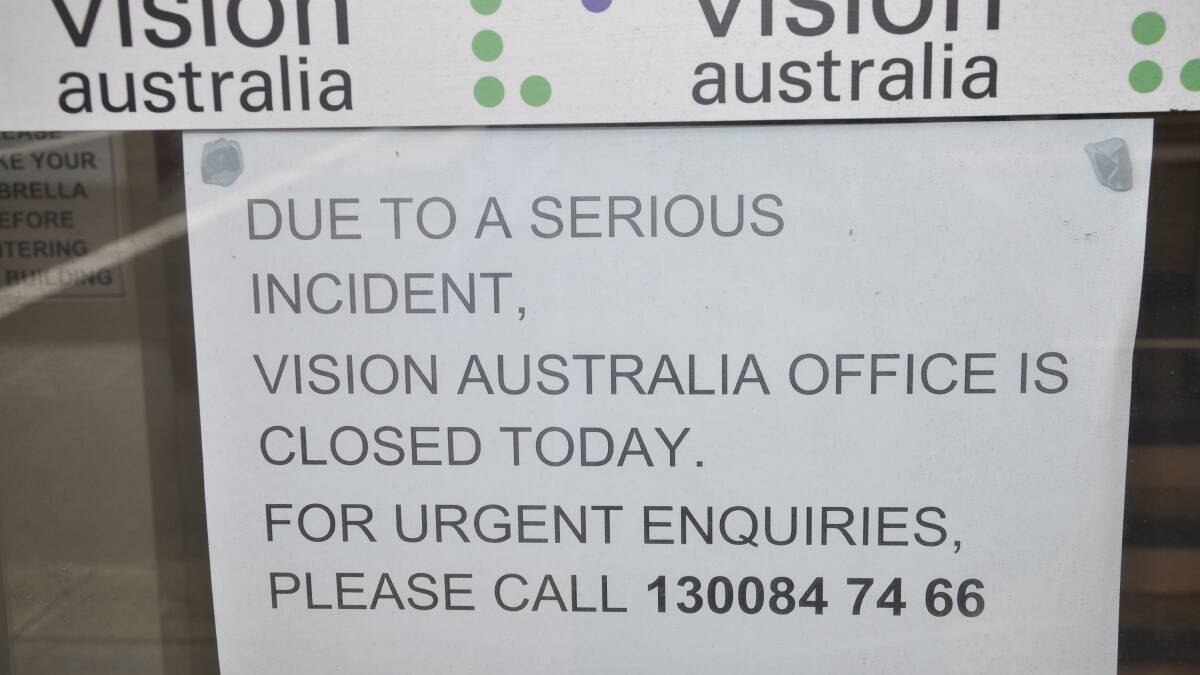 Staff were too distressed to remain at work at Vision Australia, which is next to the intersecton.