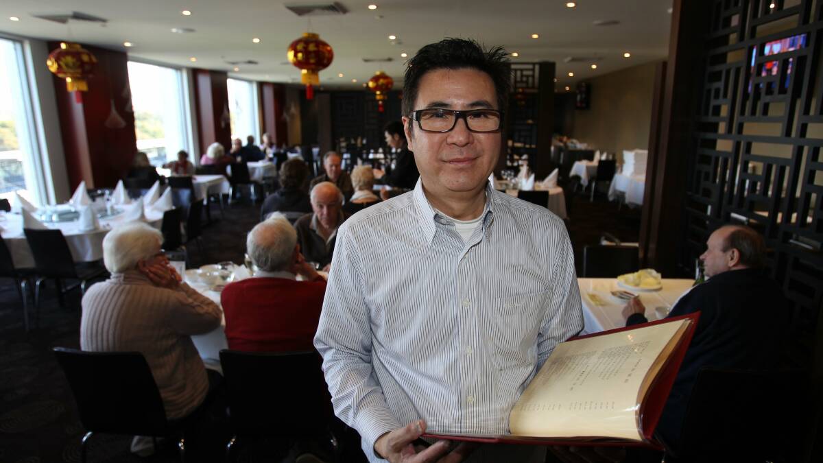 Whereabouts unknown: Tony Leung in the King Wan restaurant at Tradies Caringbah. Picture: Jane Dyson