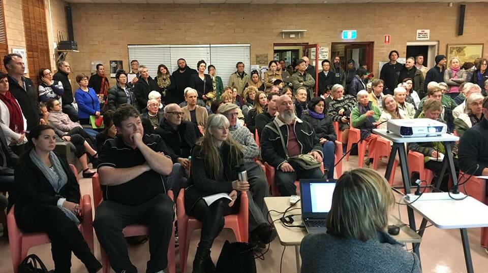 The meeting called by Wolli Creek Preservation Society, Picture: supplied