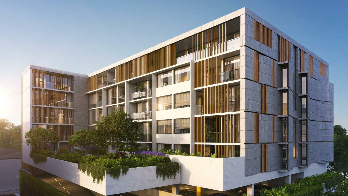 Apartment complex proposed for the car park above Aldi and behind Miranda RSL Club. Picture: DA