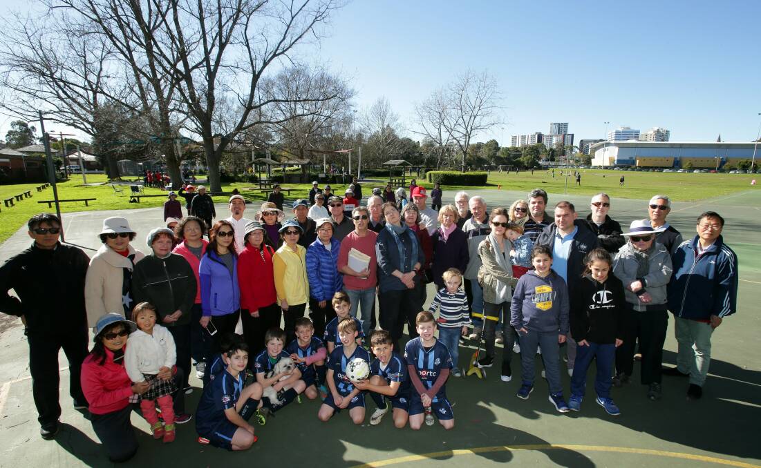 Park fears: Residents fear a proposed sports hub including an indoor cricket centre at Penshurst Park will eat into valuable local green space. Picture: Chris Lane