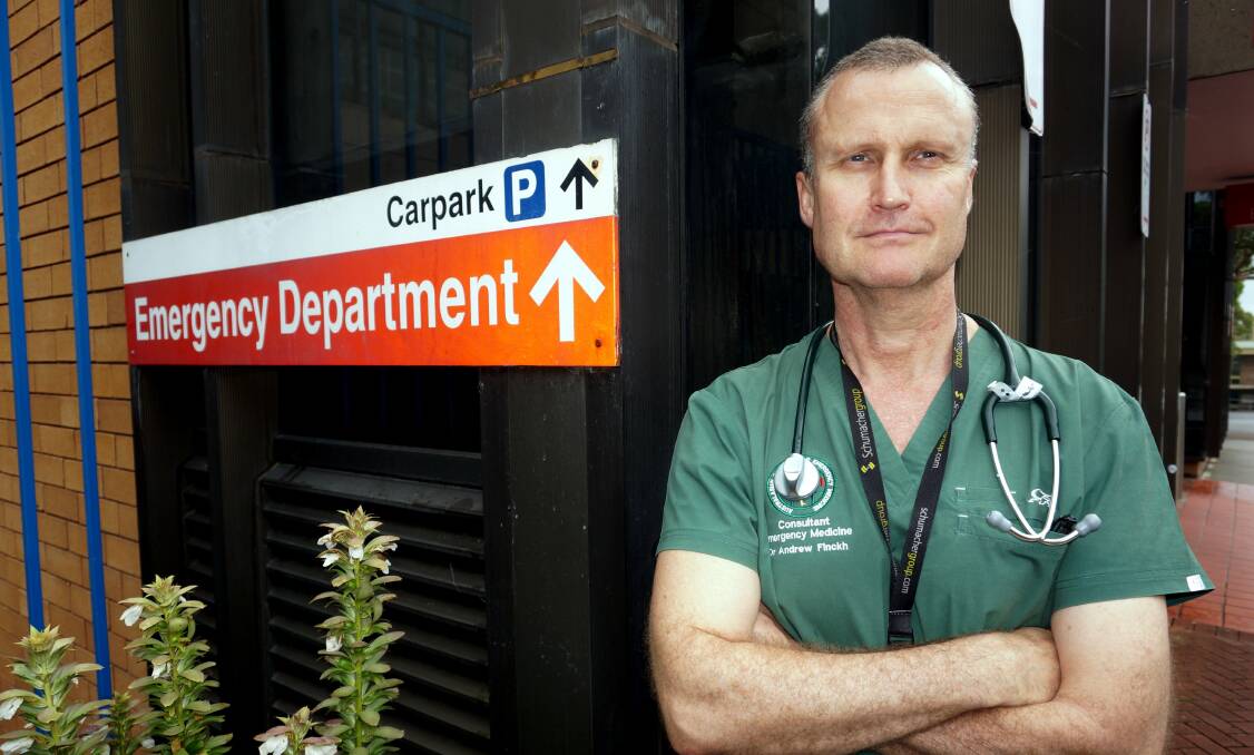 Patient options: Winter is a busy time for Sutherland Hospital's Dr Andrew Finckh.