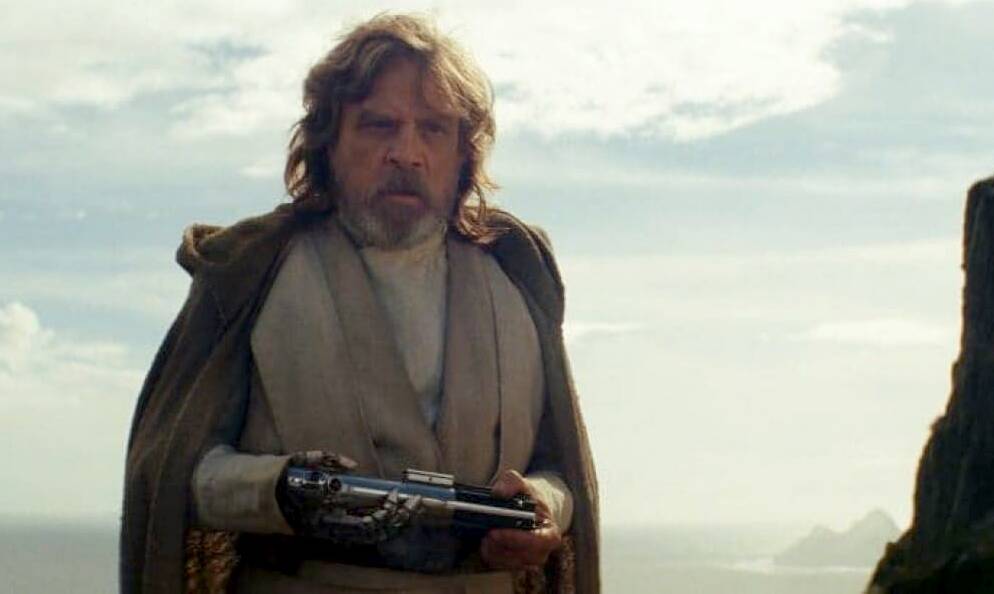 Original Jedi: Mark Hamill reprises the role of Luke Skywalker in "Star Wars: The Last Jedi. Picture: Disney, Lucasfilm