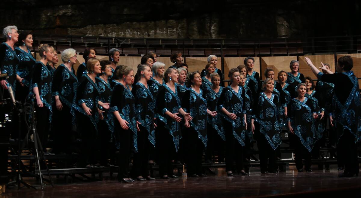 Singing up a storm: Miranda-based choir Endeavour Harmony Chorus, won the Jury Vote Award in the 2016 Australian Choral Grand Prix on August 21. Picture: WinikiPoP Media
