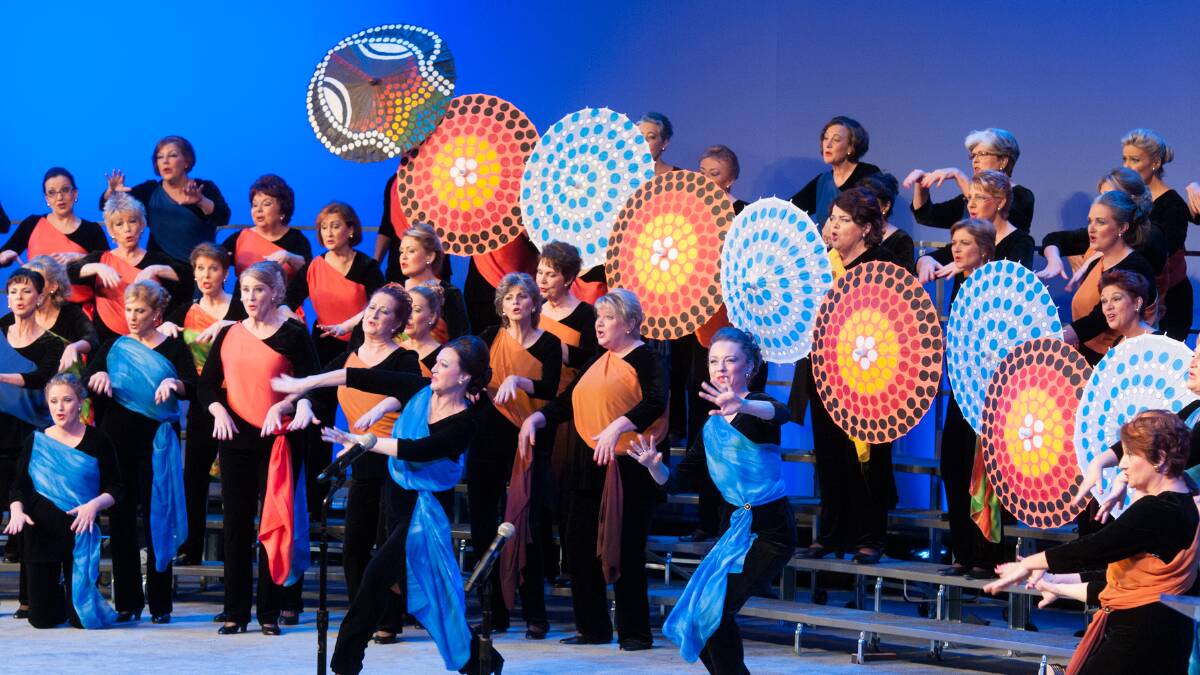 International competition: the shire's Endeavour Harmony Chorus perform in Las Vegas last October. Picture: Read Photography