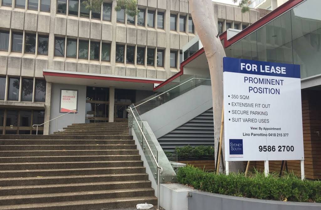 Moving out: the former Kogarah Civic Centre in Belgrave Street.