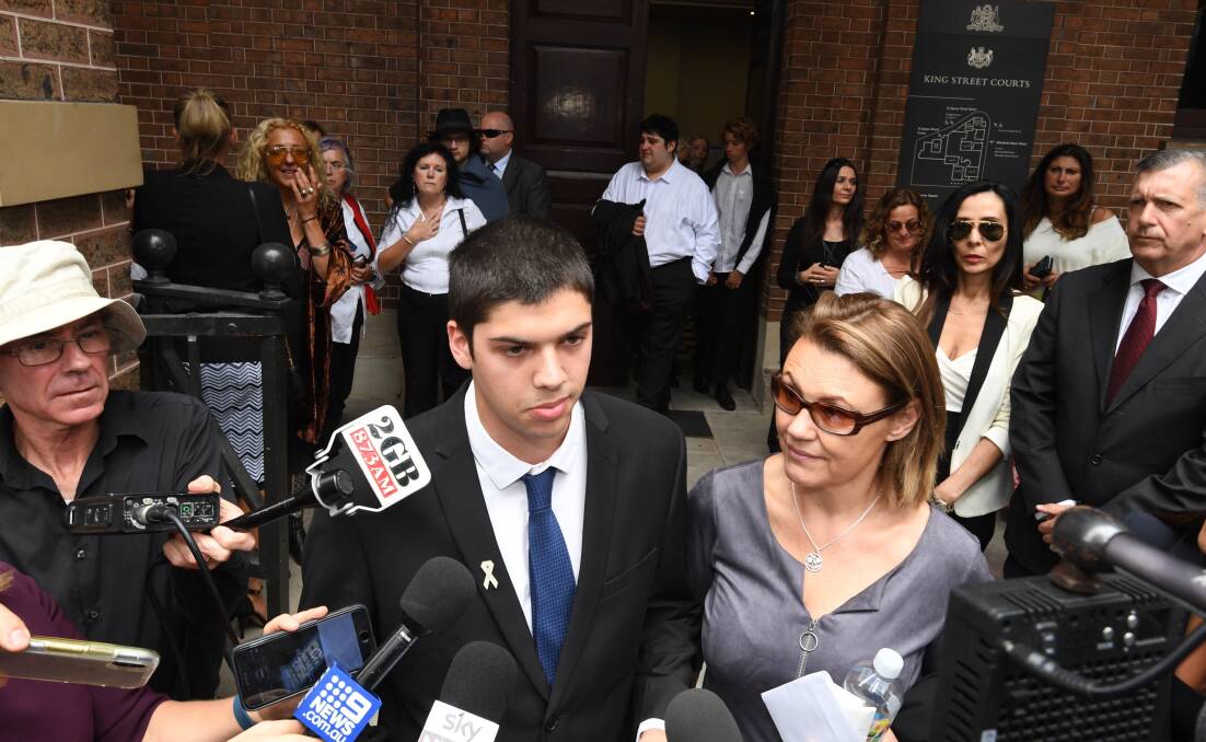 Daniel Boyd has praised the court's decision today to jail his father Stephen Boyd for 33 years for the brutal murder of his mother Tina in 2016. Pictures: AAP