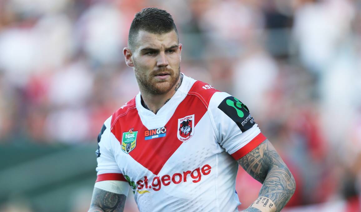 Cronulla Sharks here I come: Josh Dugan. Picture: Getty Images