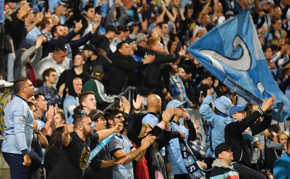 Oh what a night at Jubilee: Sydney FC humiliated their oldest rivals Melbourne Victory 6-1 at Netstrata Stadium Kogarah and strolled into the grand final. Pictures: AAP
