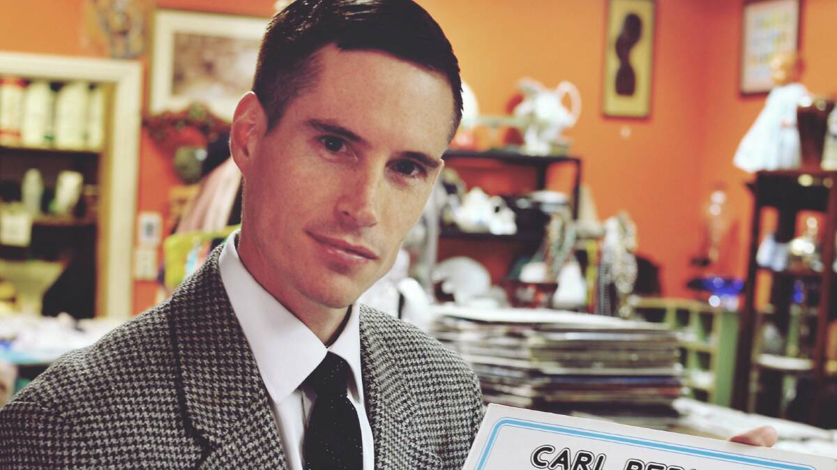 Making history: The tenacious record prroducer Sam Phillips is played by Sydney actor, Matt Charleston.