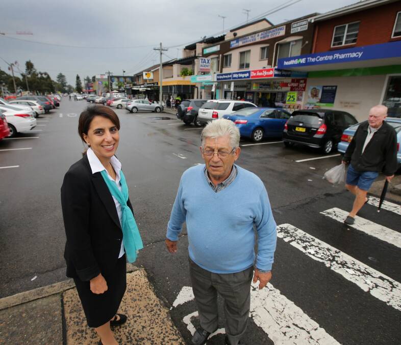 Concerned: Ramsgate Beach business owners Miranda Ibrahim and Steven Bouzanis are fighting against proposed parking and traffic changes. Picture: John Veage