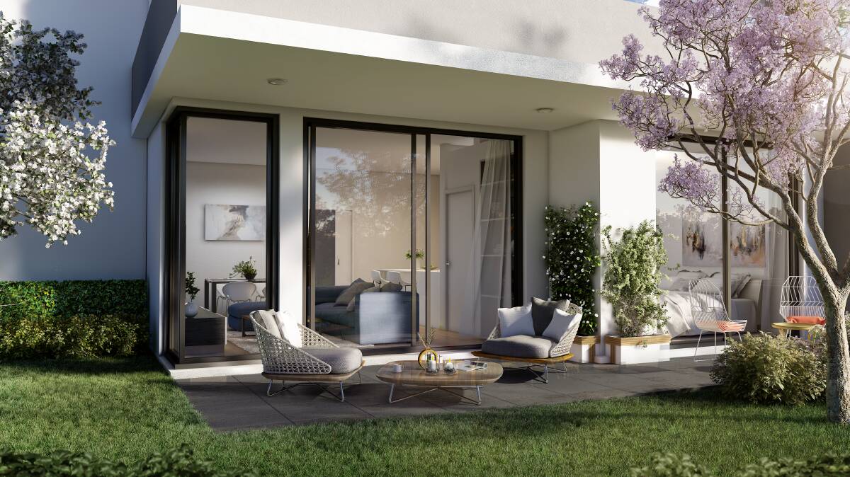 The Linden's exclusive garden apartment is ingeniously designed to capture light, control temperature and enhance the outlook of its lush surroundings. 