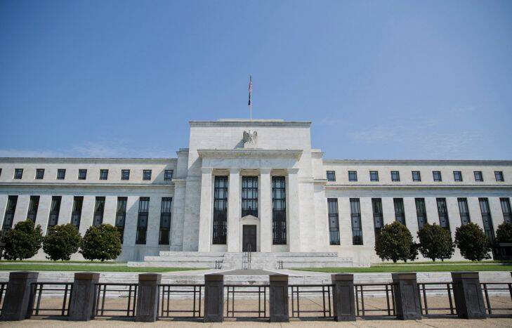 FILE - This Wednesday, Aug. 2, 2017, file photo shows the Federal Reserve Building on Constitution Avenue in Washington. The Federal Reserve releases minutes from its December meeting, on Wednesday, Jan. 3, 2018. (AP Photo/Pablo Martinez Monsivais, File)
