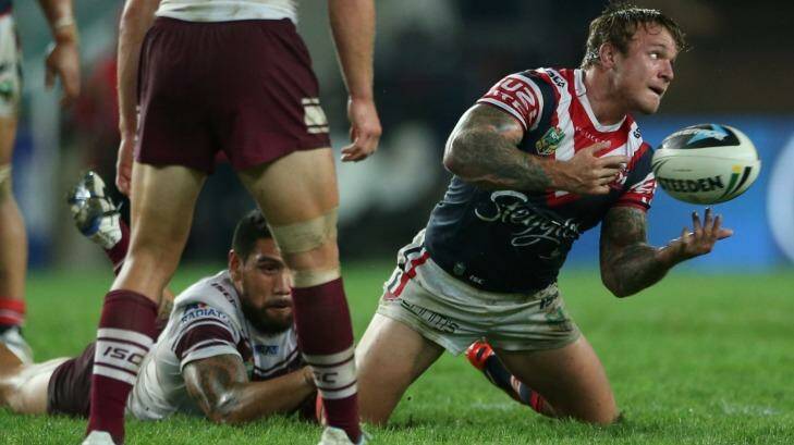 Jake Friend has been impressive for the Roosters this season. Photo: Anthony Johnson