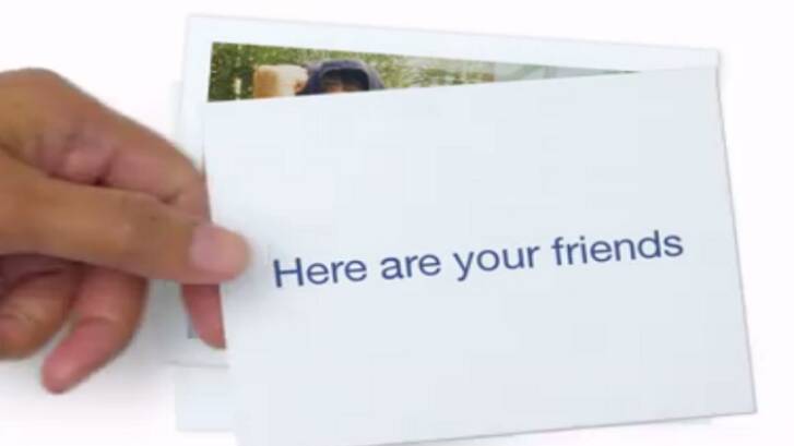 Facebook celebrated "Friends Day" (aka its birthday) by giving users a video of their "friends". Photo: Facebook