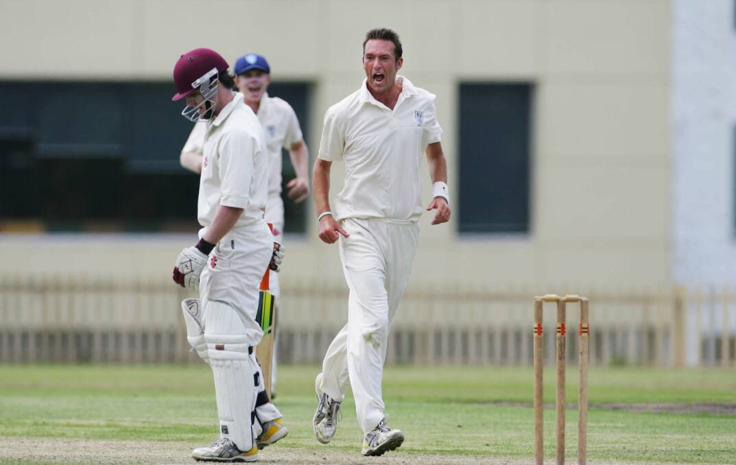 New leadership: Fast bowler Trent Copeland (right) is the new captain for St George.