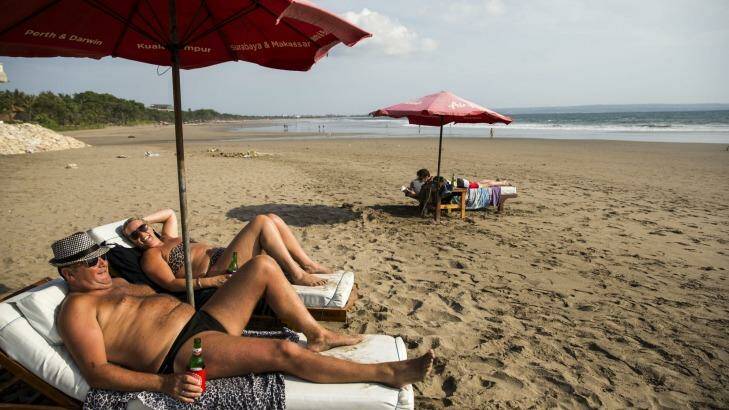 Tourists relax in Bali. Photo: Jason Childs