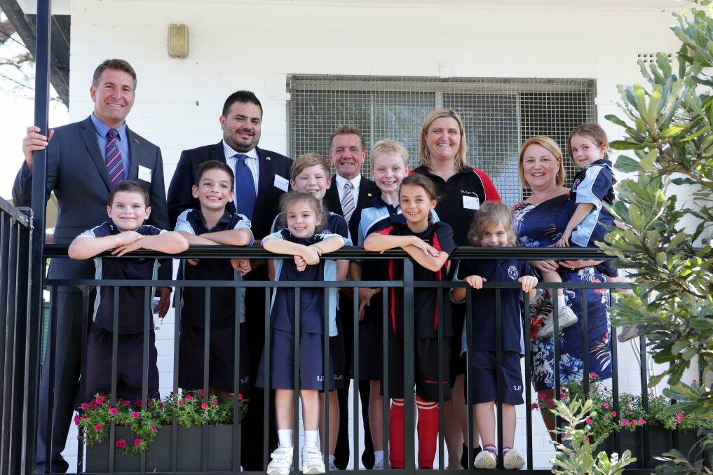 Great idea: Kogarah councillors and Oatley parents are pleased with the new use of the hall. Picture: Jane Dyson