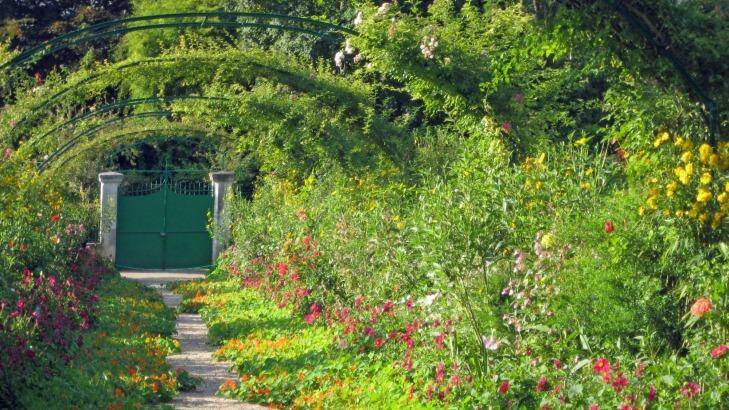 The gardens of Claude Monet's house in Giverny. Photo: Brian Johnston