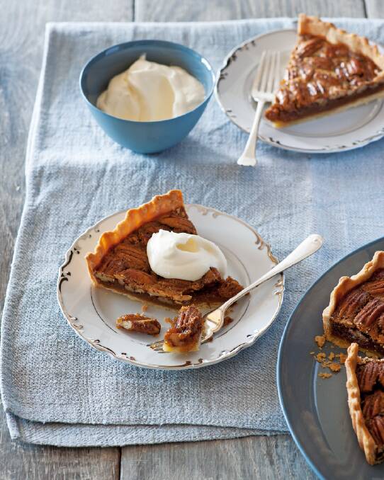 Prepare a sweet and sticky  <a href="http://www.goodfood.com.au/good-food/cook/recipe/pecan-pie-20130725-2qlwe.html"><b>PECAN PIE.</b></a>