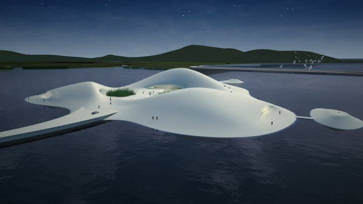 Rendering of the Pingtan Art Museum. Photo: Supplied