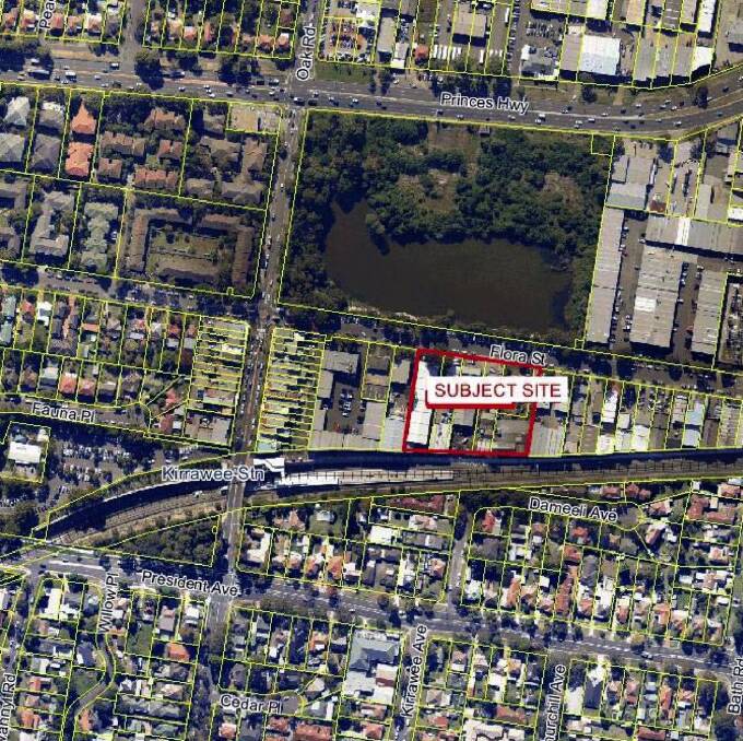 Rejected: The proposed Woolworths site at Kirrawee.