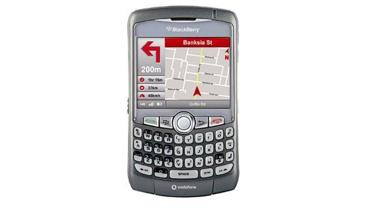 Australia's hottest smartphones of 2007: The Blackberry Curve 8310.