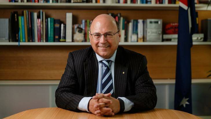 Industry Minister Arthur Sinodinos says he is committed to blasting away rules that hurt consumers.  Photo: Brook Mitchell