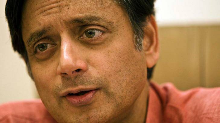 Indian MP and author Dr Shashi Tharoor  will be speaking in Melbourne.   Photo: Graham Crouch