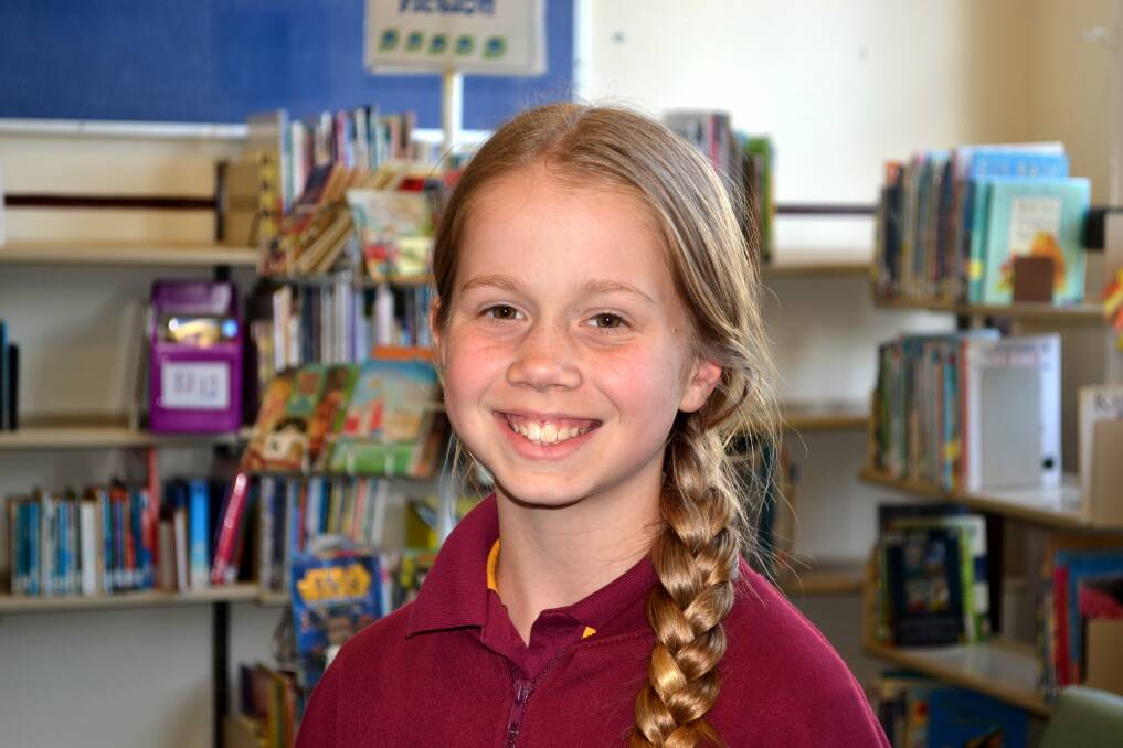 Talent: A Sutherland Public School pupil Amelie Brown has excelled in a national creative writing competition.
