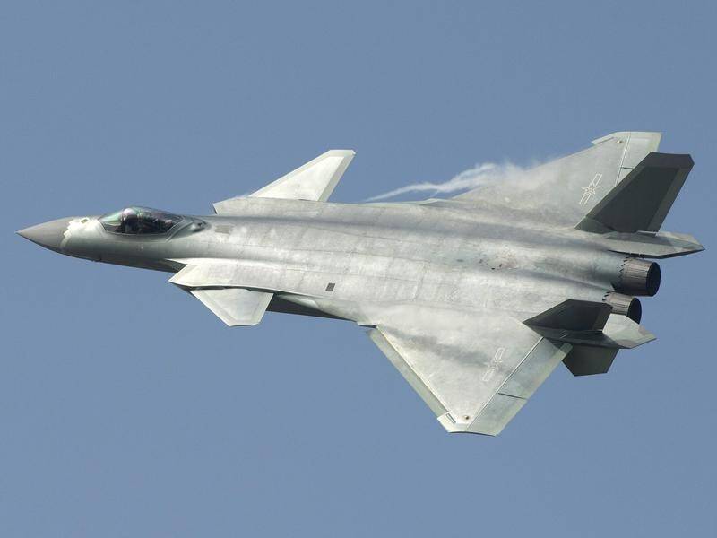 China's new J-20 stealth fighter (file) has entered combat service, the air force says.