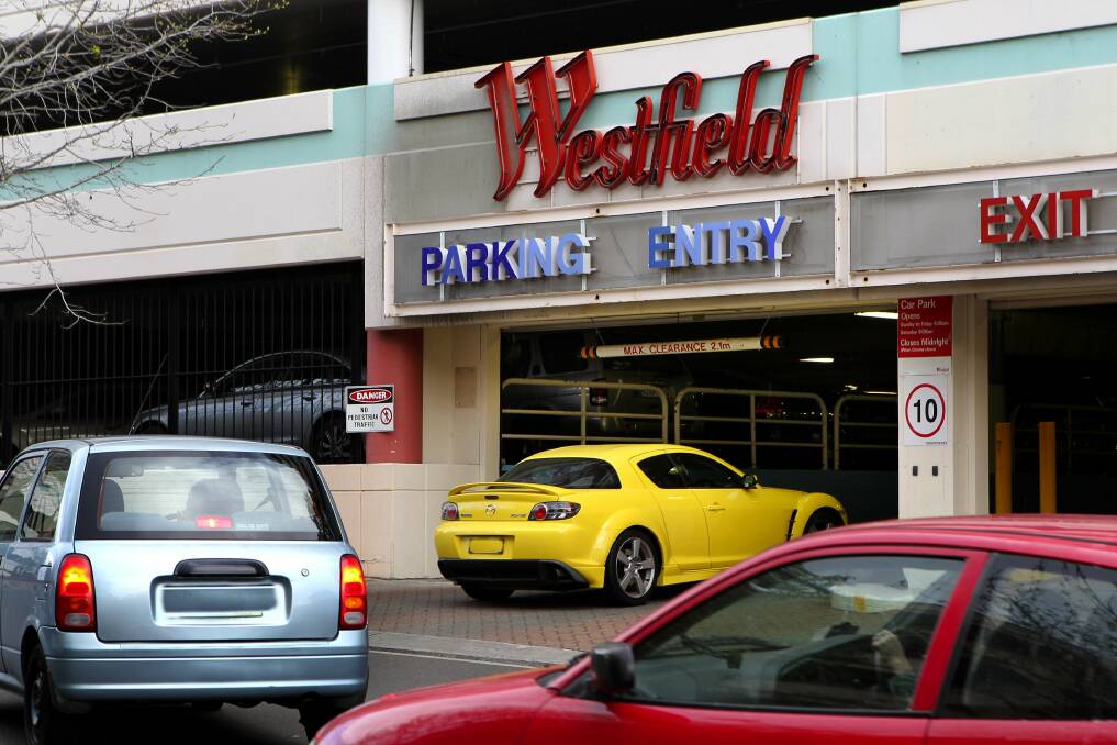 Backlash by shoppers: Most people are unhappy with the introduction of paid parking at Westfield Miranda. Picture: John Veage