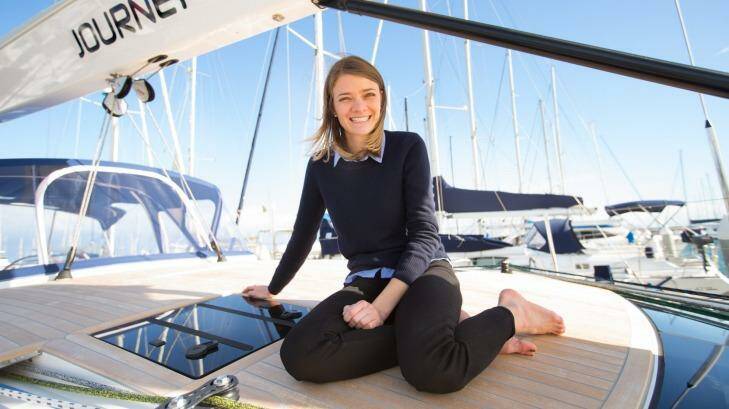  Jessica Watson has a start-up yachting business.  Photo: Simon Schluter