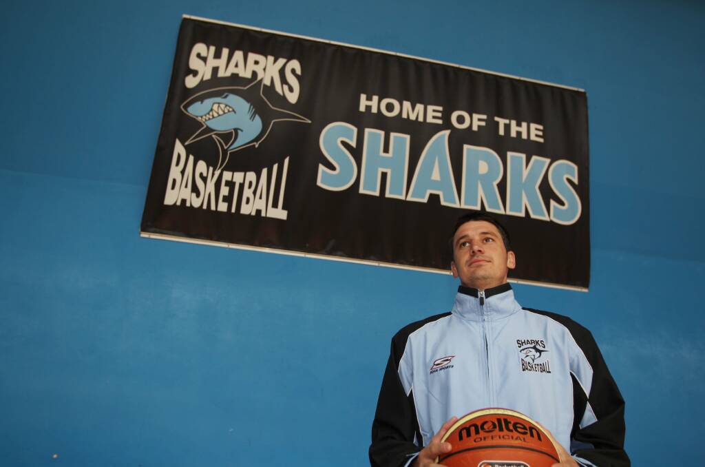 Basketball: Sutherland Sharks men's coach BJ Carter. Picture Chris Lane