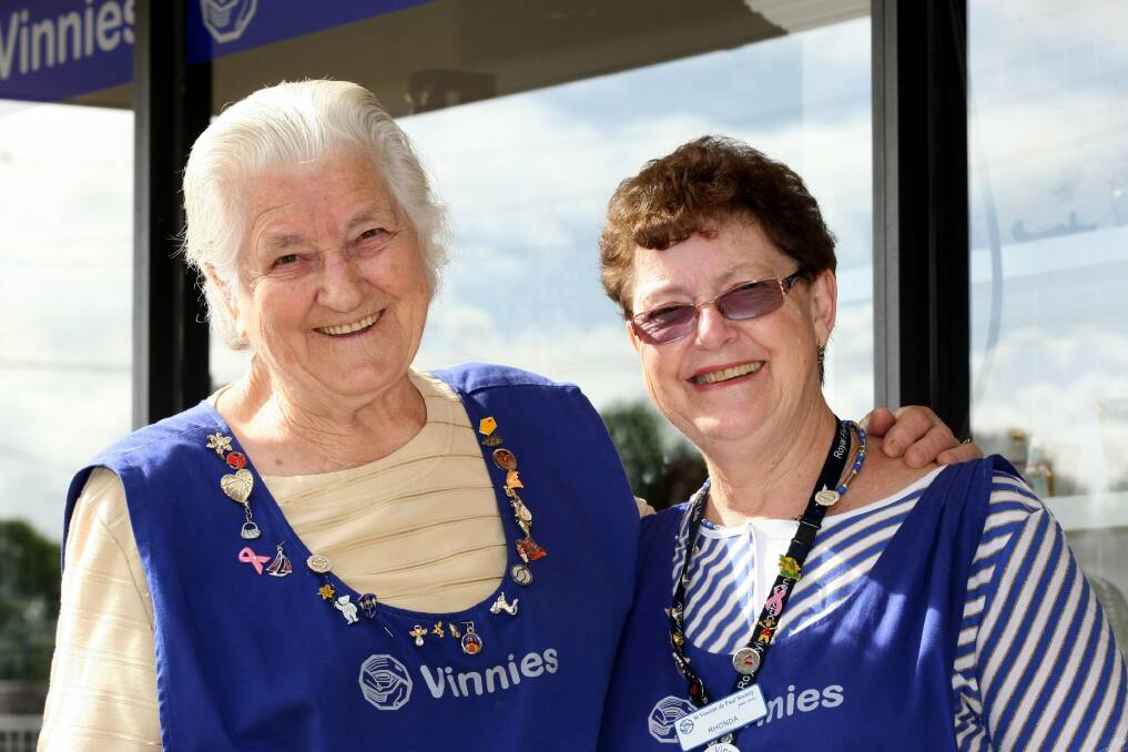 Volunteers Maria Copot and Rhonda Biddle for Seniors week . Picture:Jeff de Pasquale