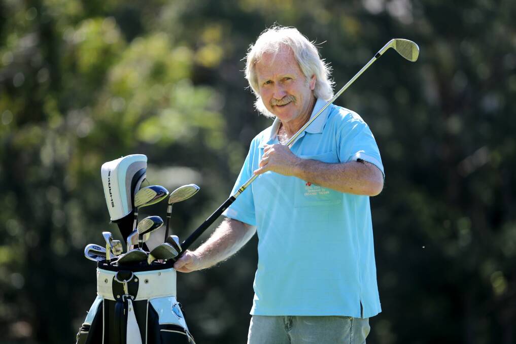 On par: Keen golfer Ray Bussell. Picture: Jane Dyson