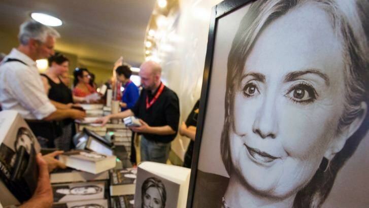 The 2014 Clinton memoir, Hard Choices. Photo: GERO BRELOER
