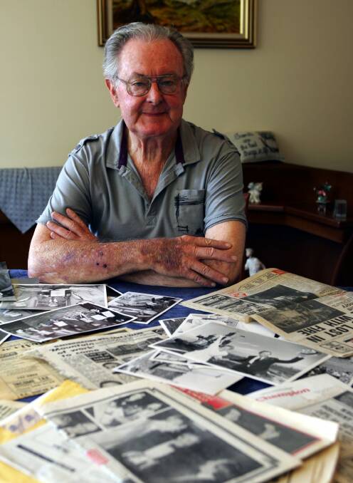 A man ahead of his time: Ron Stewart, former Leader manager, pictured at his home in January 2010, for an interview relating to St George and Sutherland Shire Leader's 50th anniversary. Picture: Lisa McMahon