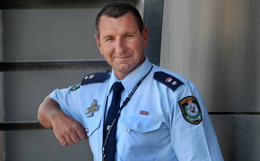 Recognised: St George police commander David Donohue was awarded the Australian Police Medal.