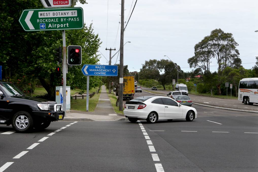 Peak problem: Motorists avoid parked cars on President Avenue, Kogarah, where new parking restrictions are proposed. Picture: Jane Dyson